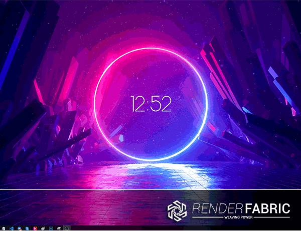 Render Fabric Project DashX4 Next-gen Desktop LARGE